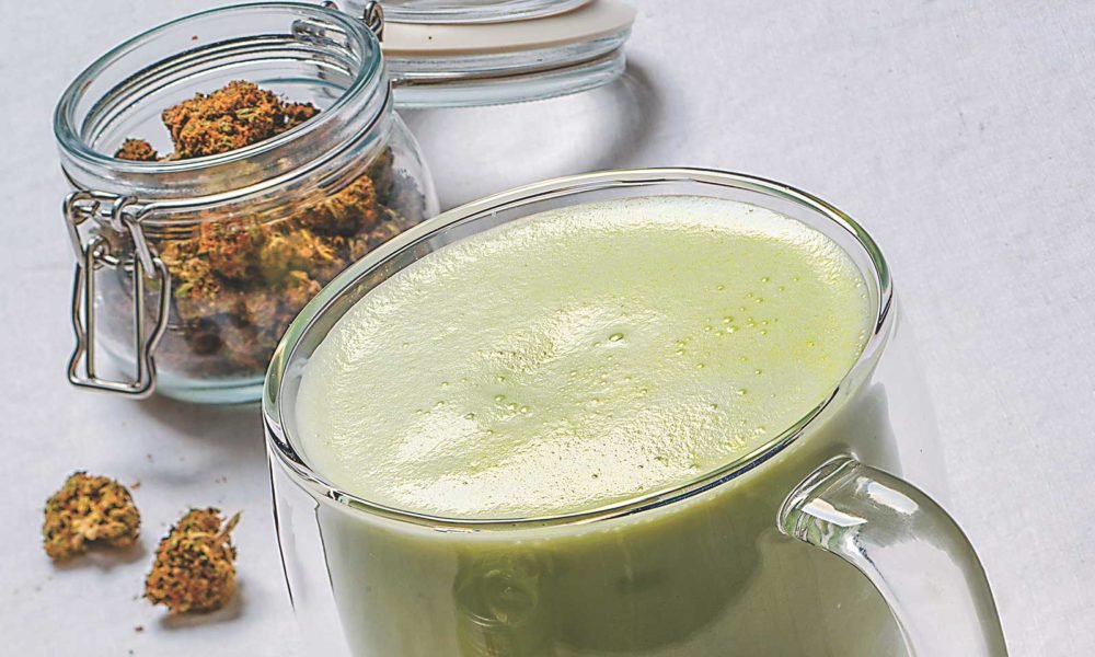 Przepis na produkty spożywcze: Cudowna Matcha Latte na bazie marihuany - MEDCAN24