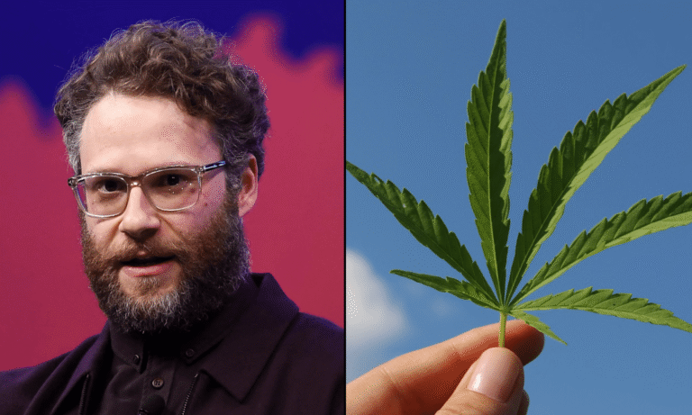 Seth Rogen mówi, że dążenie do zakazu napojów z THC z konopi pokazuje, że "ktoś jest bardzo zagrożony" przez rozwijający się rynek.