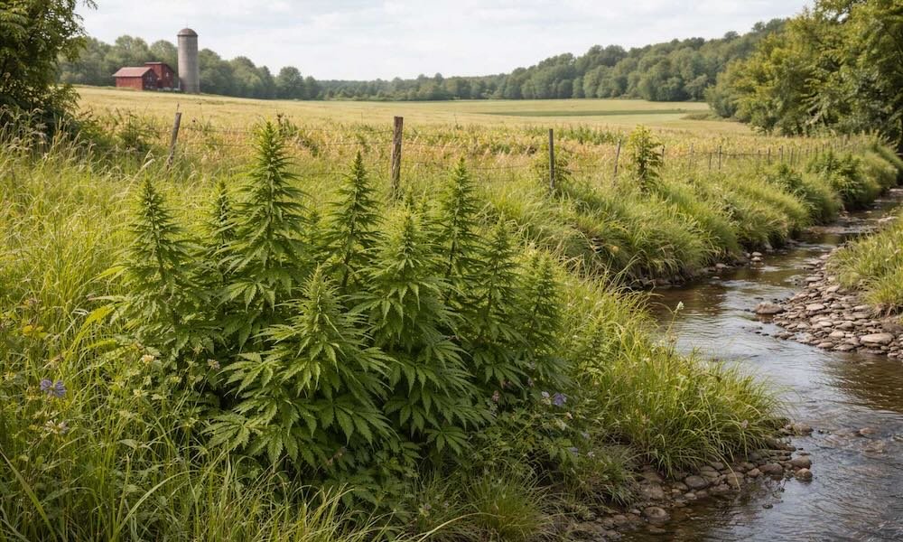 Gdzie w Stanach Zjednoczonych marihuana rośnie w stanie naturalnym?
